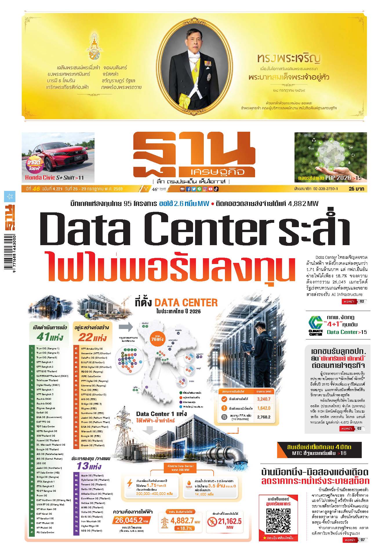 ฐานเศรษฐกิจ 26 July - 29 July 2026