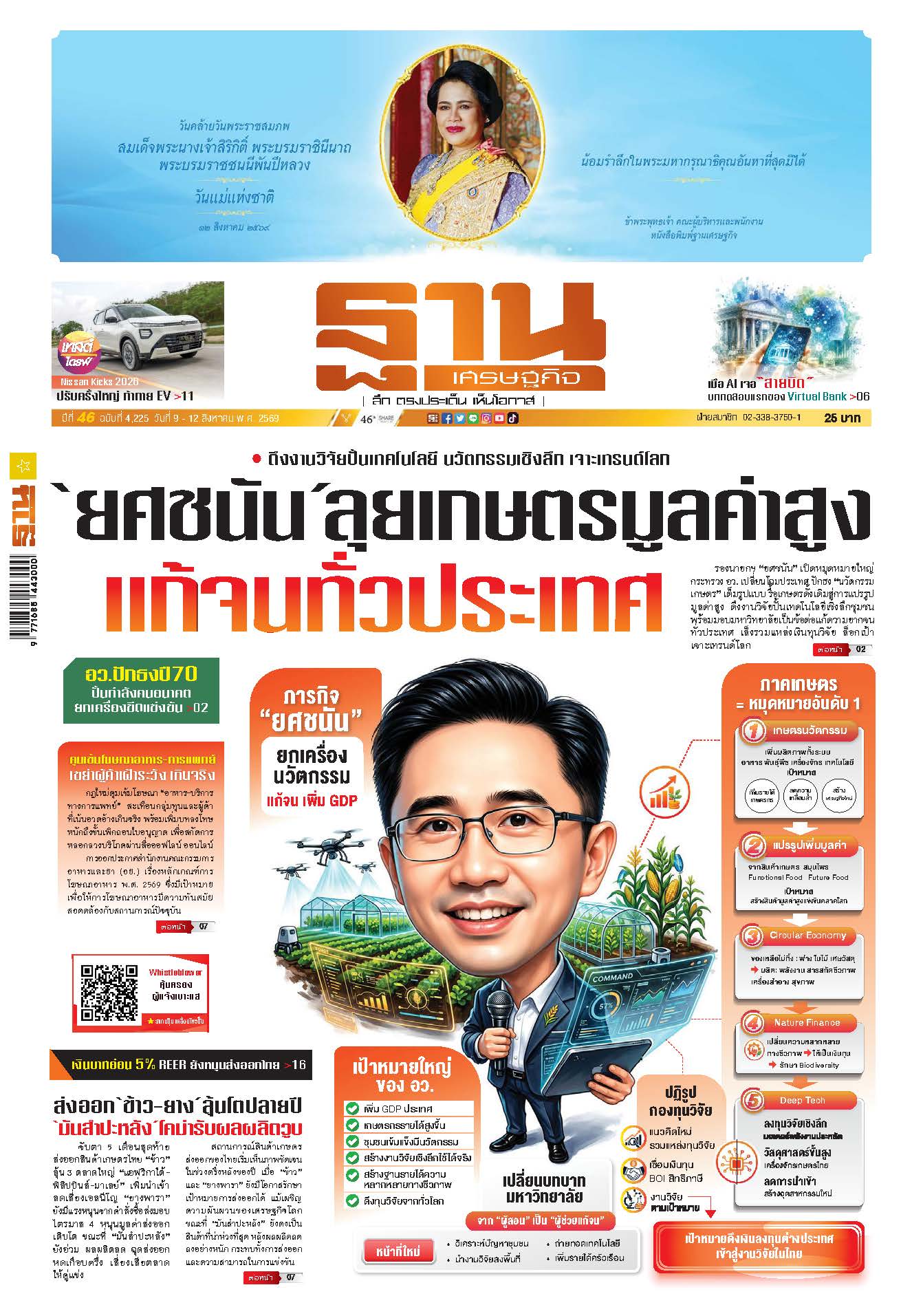 ฐานเศรษฐกิจ 9 Aug- 12 Aug 2026